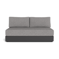 Hayman Aluminum 2 Seat Armless Sofa