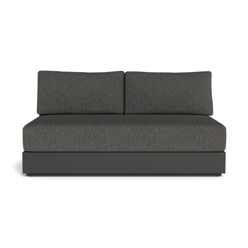 Hayman Aluminum 2 Seat Armless Sofa