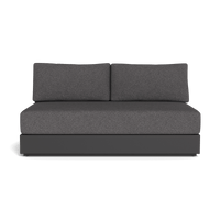 Hayman Aluminum 2 Seat Armless Sofa