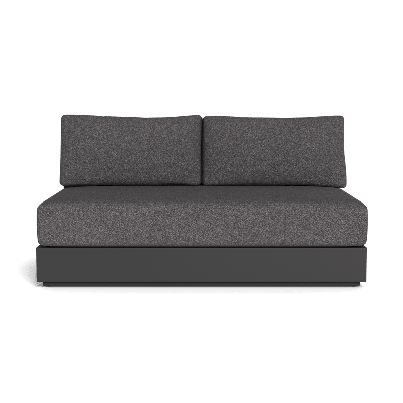 Hayman Aluminum 2 Seat Armless Sofa