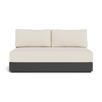 Hayman Aluminum 2 Seat Armless Sofa