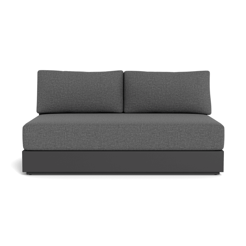 Hayman Aluminum 2 Seat Armless Sofa
