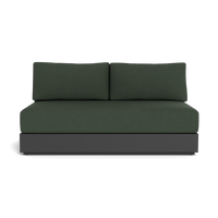 Hayman Aluminum 2 Seat Armless Sofa
