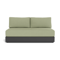 Hayman Aluminum 2 Seat Armless Sofa