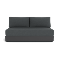 Hayman Aluminum 2 Seat Armless Sofa