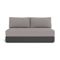 Hayman Aluminum 2 Seat Armless Sofa