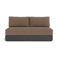 Hayman Aluminum 2 Seat Armless Sofa