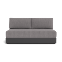 Hayman Aluminum 2 Seat Armless Sofa