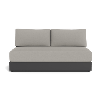 Hayman Aluminum 2 Seat Armless Sofa