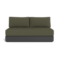 Hayman Aluminum 2 Seat Armless Sofa