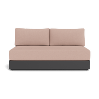 Hayman Aluminum 2 Seat Armless Sofa