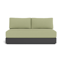 Hayman Aluminum 2 Seat Armless Sofa