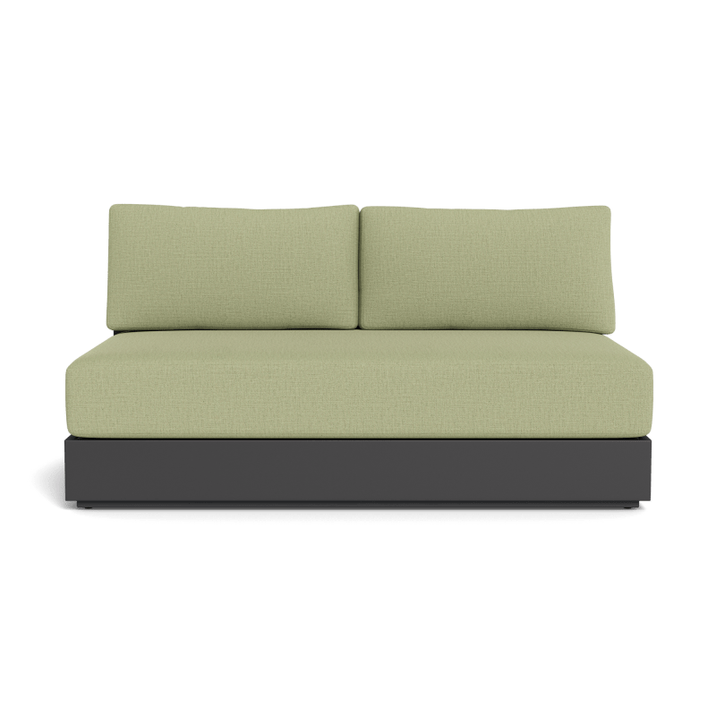 Hayman Aluminum 2 Seat Armless Sofa