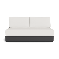 Hayman Aluminum 2 Seat Armless Sofa