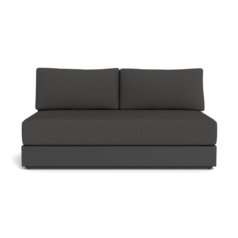 Hayman Aluminum 2 Seat Armless Sofa