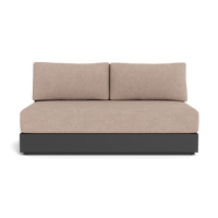 Hayman Aluminum 2 Seat Armless Sofa