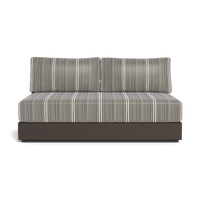 Hayman Aluminum 2 Seat Armless Sofa