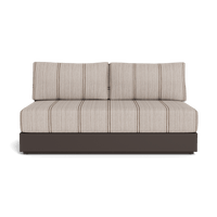 Hayman Aluminum 2 Seat Armless Sofa