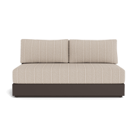Hayman Aluminum 2 Seat Armless Sofa