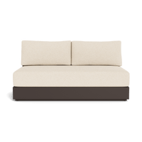 Hayman Aluminum 2 Seat Armless Sofa