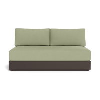 Hayman Aluminum 2 Seat Armless Sofa