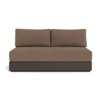 Hayman Aluminum 2 Seat Armless Sofa