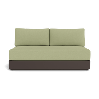 Hayman Aluminum 2 Seat Armless Sofa