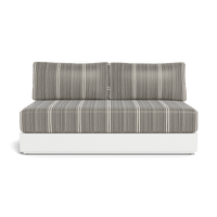 Hayman Aluminum 2 Seat Armless Sofa