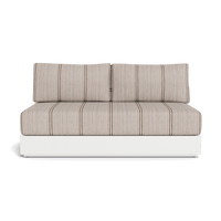 Hayman Aluminum 2 Seat Armless Sofa