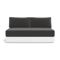 Hayman Aluminum 2 Seat Armless Sofa