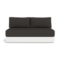 Hayman Aluminum 2 Seat Armless Sofa
