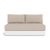 Hayman Aluminum 2 Seat Armless Sofa