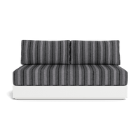 Hayman Aluminum 2 Seat Armless Sofa