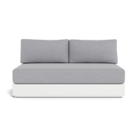 Hayman Aluminum 2 Seat Armless Sofa