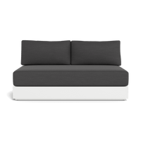 Hayman Aluminum 2 Seat Armless Sofa