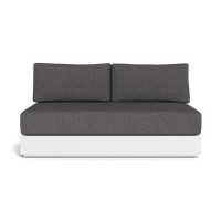 Hayman Aluminum 2 Seat Armless Sofa