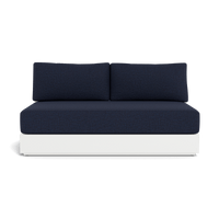 Hayman Aluminum 2 Seat Armless Sofa