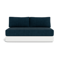 Hayman Aluminum 2 Seat Armless Sofa