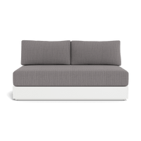 Hayman Aluminum 2 Seat Armless Sofa