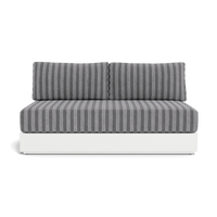 Hayman Aluminum 2 Seat Armless Sofa