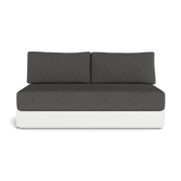 Hayman Aluminum 2 Seat Armless Sofa