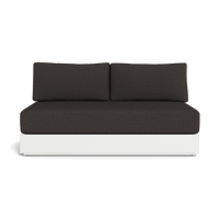 Hayman Aluminum 2 Seat Armless Sofa