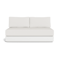 Hayman Aluminum 2 Seat Armless Sofa