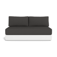 Hayman Aluminum 2 Seat Armless Sofa