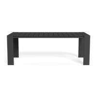 Hayman Aluminum Dining Table 81"
