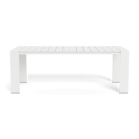 Hayman Aluminum Dining Table 81"
