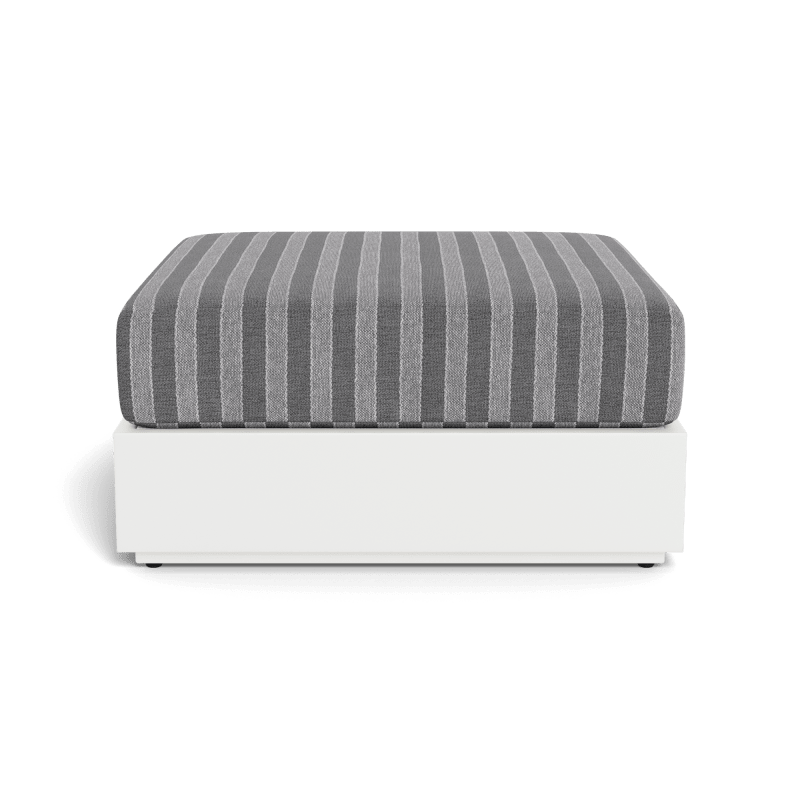 Hayman Aluminum Ottoman