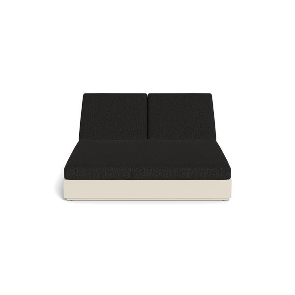 Hayman Double Sun Lounge | Aluminum Bone, Copacabana Midnight, Batyline White