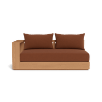 Hayman Teak 2 Seat 1 Arm Left