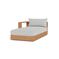 Hayman Teak Chaise Left